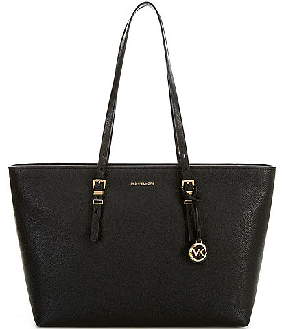 michael michael kors jet set travel east west pebble leather tote