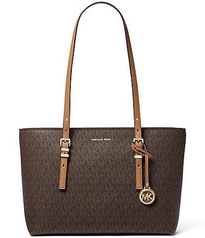Michael Kors Quinn Medium East West Top Zip Tote Bag