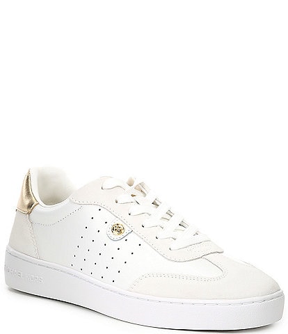 Michael Kors Scotty Leather Lace Up Sneakers