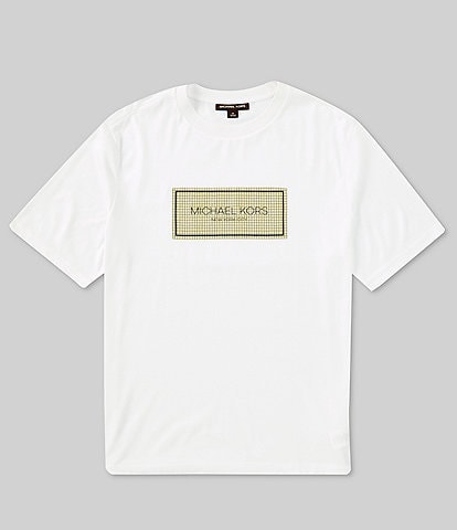 Michael Kors Seersucker Label Short Sleeve T-Shirt