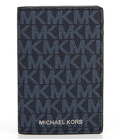 Michael Kors Signature Logo Folding Card Case