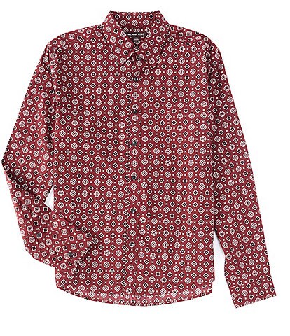 Michael Kors Slim-Fit Foulard Print Long-Sleeve Woven Shirt