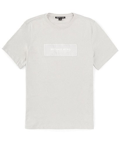Michael Kors Slim Fit New Flagship Logo Short Sleeve T-Shirt