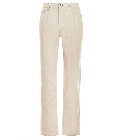 Michael Kors Slim-Straight Fit Grant Seeded Cotton 5-Pocket Pants