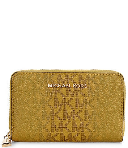 Michael Kors Small Jet Set Zip Around Card Case