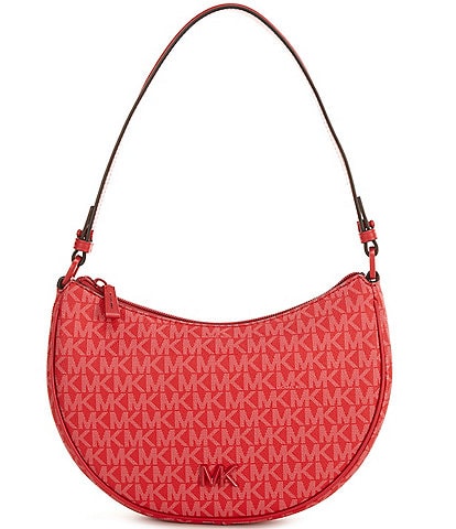 Michael Kors Small Kyla Signature Convertible Shoulder Bag