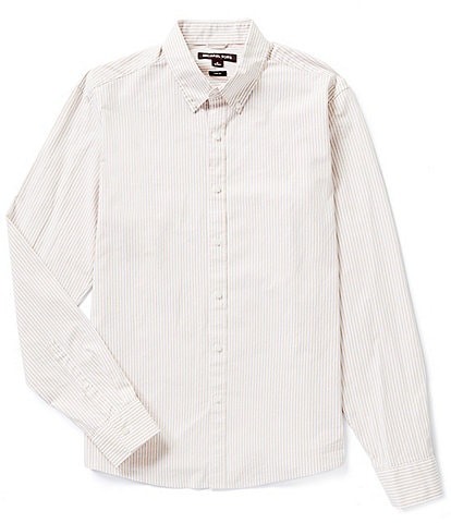 Michael Kors Stretch Stripe Long Sleeve Woven Shirt