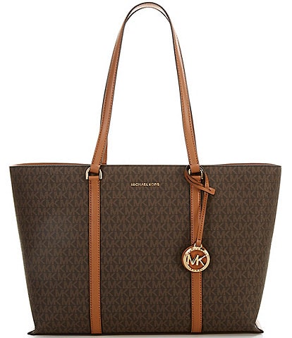 Michael Kors Temple Large Contrast Trim Tote Bag