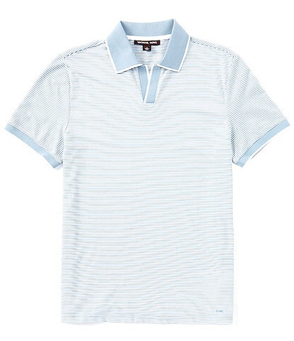 Michael Kors Vacation Stripe Short Sleeve Polo Shirt