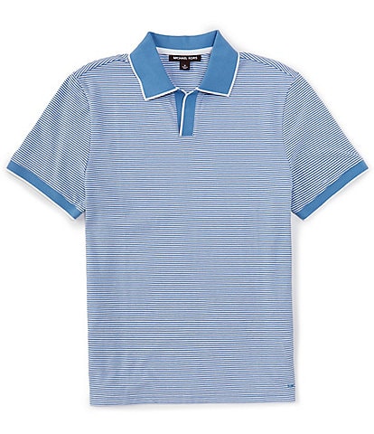 Michael Kors Vacation Stripe Short Sleeve Polo Shirt