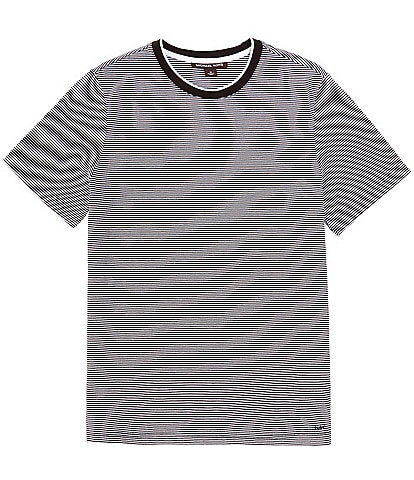Michael Kors Vacation Textured Stripe Short Sleeve T-Shirt