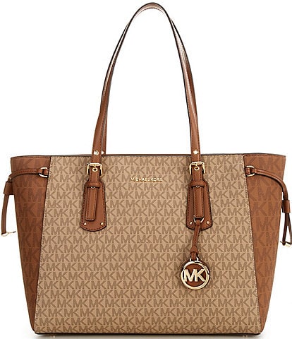 Michael Kors Voyager MK Signature Medium Tote Bag