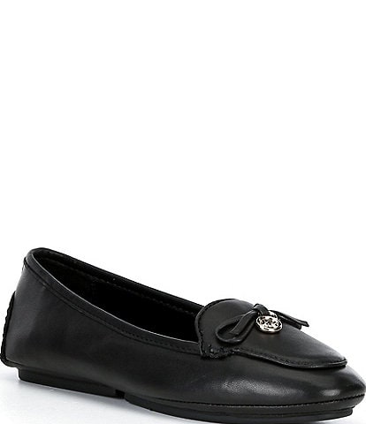 Michael Kors Wendy Leather Bow Flats