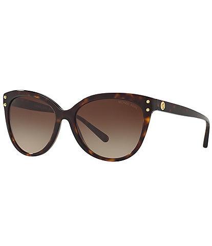 Michael Kors Women's 0MK2045 55mm Gradient Dark Tortoise Cat Eye Sunglasses