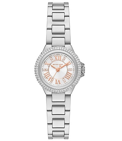 Michael Kors Women's Camille Three-Hand Stainless Steel Bracelet Watch