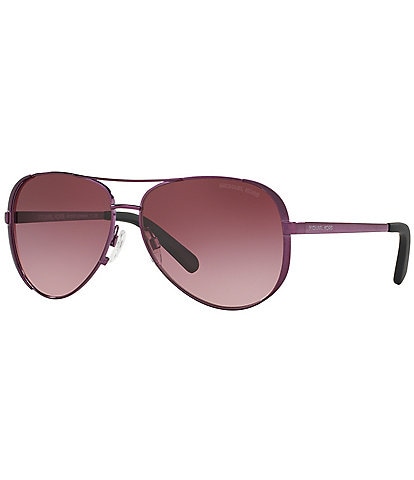 Michael Kors Women's Chelsea 0MK5004 Gradient Plum Aviator Sunglasses