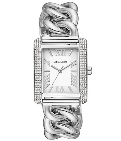 Michael Kors Women's Emery Three-Hand Stainless Steel Bracelet Watch