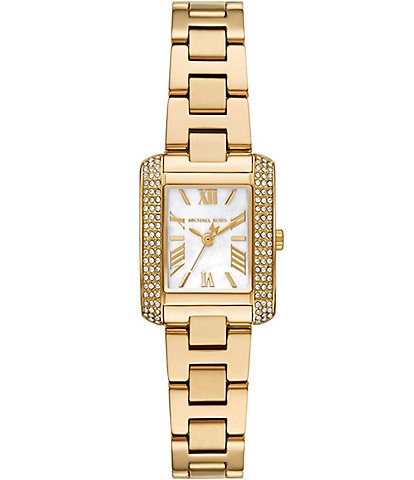Michael Kors Women's Emery Three Hand Stainless Steel Watch