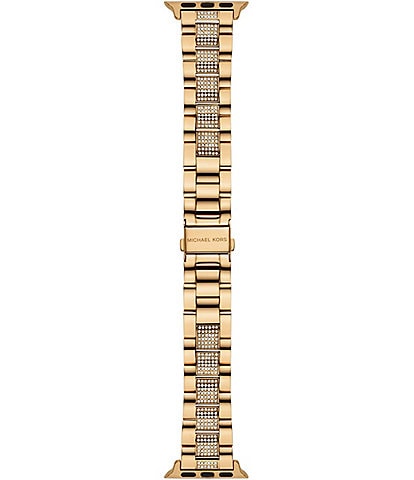 Michael Kors Women's Gold-Tone Stainless Steel Curb Chain 38/40/41mm Apple Watch® Band
