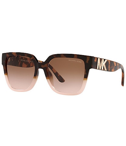Michael Kors Women's Karlie 0MK2170U 54mm Gradient Tortoise Square Sunglasses
