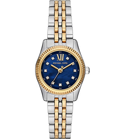 Michael Kors Women's Lexington Three-Hand Stainless Steel Bracelet Watch