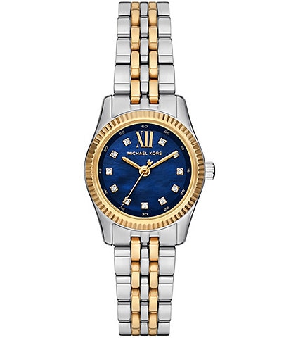 Michael Kors Women's Lexington Three-Hand Stainless Steel Bracelet Watch