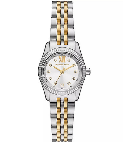 Michael Kors Men\'s Runway Chronograph | Dillard\'s Stainless Watch Gold-Tone Bracelet Steel