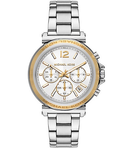 Michael Kors Women's Maren Chronograph Stainless Steel Bracelet Watch