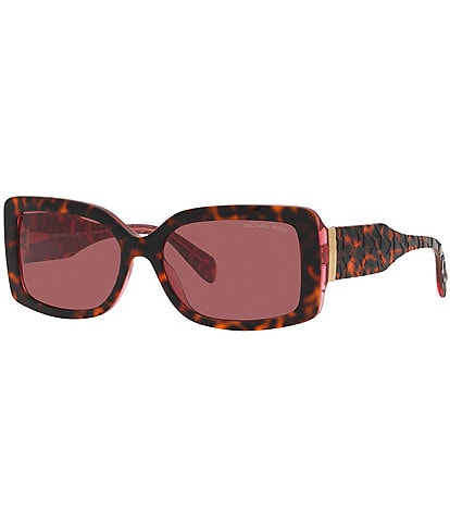 Michael Kors Women's Mk2165 56mm Dark Tortoise Rectangle Sunglasses