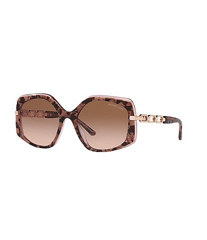 Michael Kors Women's MK2177 56mm Rose Gold Geometric Sunglasses