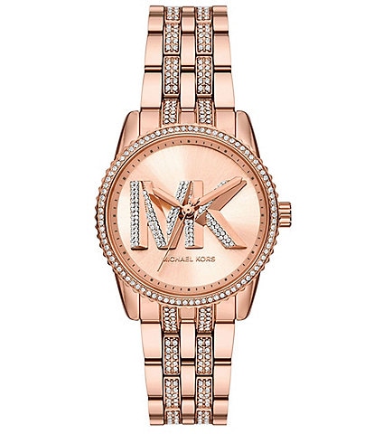 Michael Kors Women's Mini Bryant Three-Hand Stainless Steel Bracelet Watch