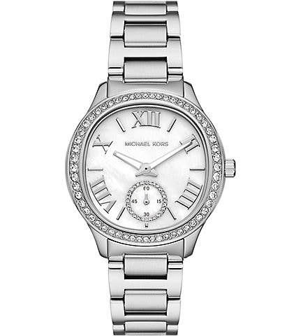 Michael Kors Women's Sage Three-Hand Stainless Steel Watch