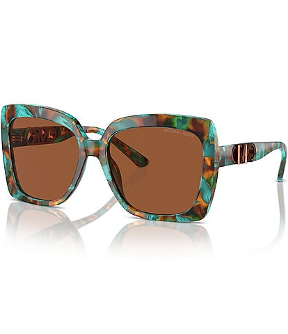 Michael Kors Women's Teal MK2213 57mm Square Sunglasses