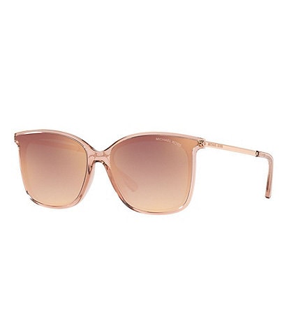 Michael Kors Zermatt Mirrored Square 61mm Polarized Sunglasses