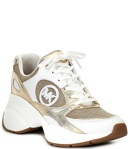 Michael Kors Zuma Trainer Glitter Fabric Sneakers