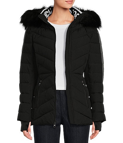 Dillards women's puffer coats hotsell