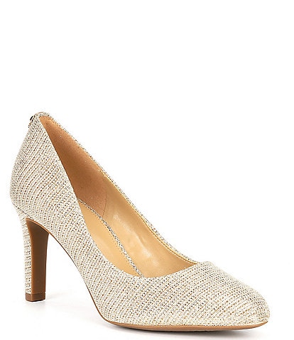 MICHAEL Michael Kors Jilly Flex Glitter Logo Embellishment Pumps | Dillard's