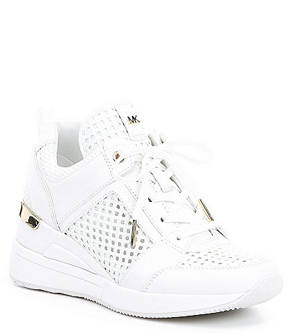 michael kors women's white sneakers