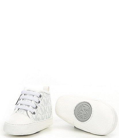 MICHAEL Michael Kors Girls' Baby Split Hi-Top Sneaker Crib Shoes (Infant)
