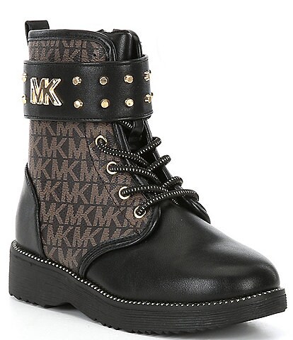 MICHAEL Michael Kors Girls' Haskell Combat Boots (Youth)