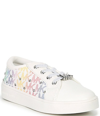 MICHAEL Michael Kors Girls' Jem Crystal Monogram Sneakers (Infant)