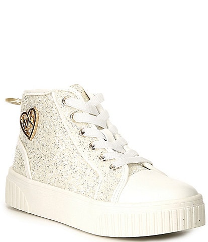 MICHAEL Michael Kors Girls' Jem Split Hi-Top Glitter Sneakers (Toddler)