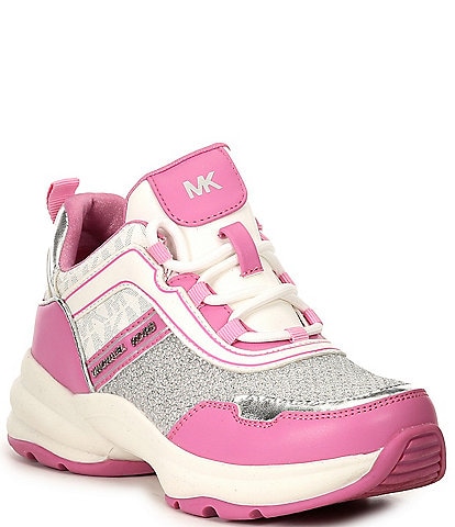 MICHAEL Michael Kors Girls' Olympia Glitter Detail Sneakers (Toddler)