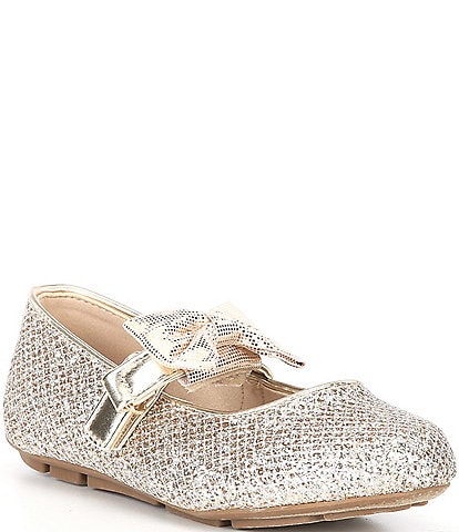 MICHAEL Michael Kors Girls' San Rover Harin Glitter Mary Jane Ballerina Flats (Toddler)