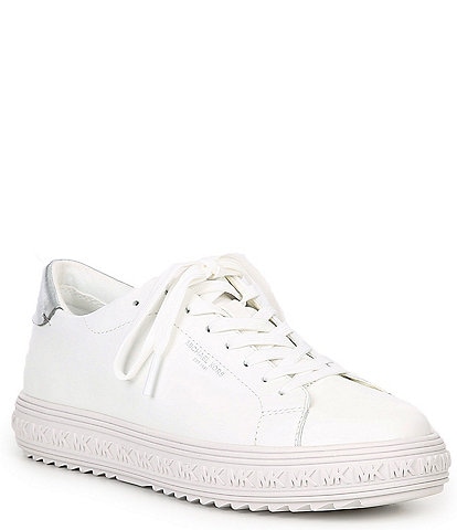 MICHAEL Michael Kors Grove Leather Lace Up Sneakers