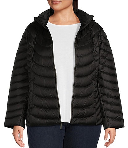 Michael kors women's plus size coats best sale