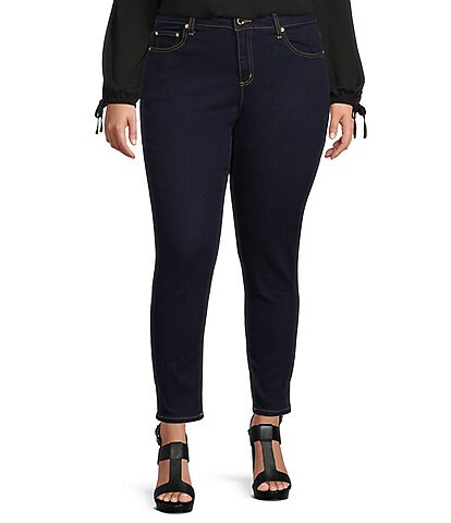 MICHAEL Michael Kors Plus Size Super Stretch Denim High Waisted Skinny Jeans