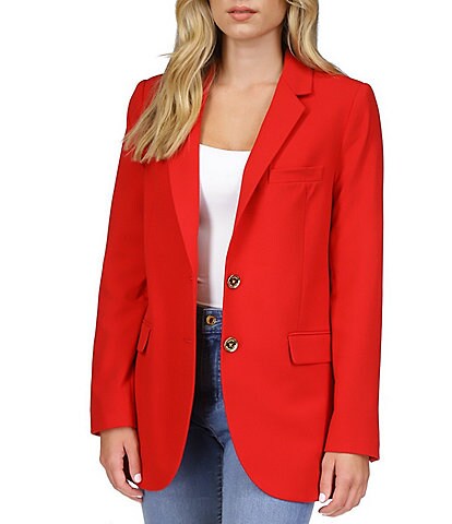 Red michael hot sale kors coat