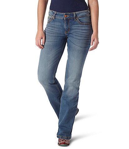 Wrangler® Mid Rise Bootcut Jeans