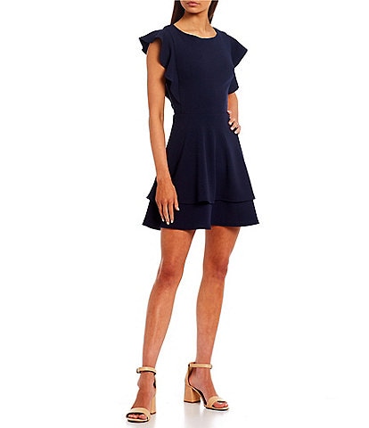 navy blue dresses and clothing | Dillard's